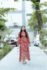 Printed Long Maxi -ZM13