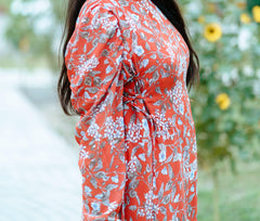 Printed Long Maxi -ZM13